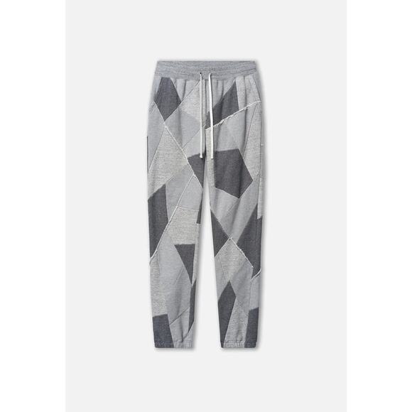 John Elliott Quilted Heather Grey Sweatpants Sz 3 / Large NWT - Picture 1 of 10